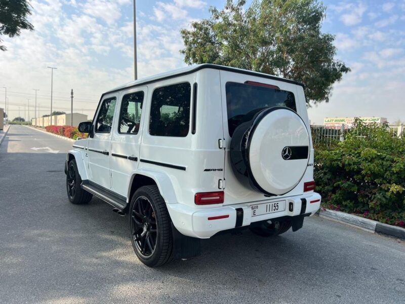 2019 Mercedes-Benz G 63 AMG 8 Cylinders Engine White Red SUV 4WD