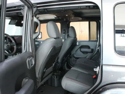 2024 Jeep Wrangler Rubicon 3.6 Liter 6 Cylinder Engine Grey Black SUV