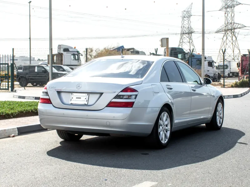 2007 Mercedes-Benz S-Class S 350 6 Cylinders Engine Silver Black Sedan