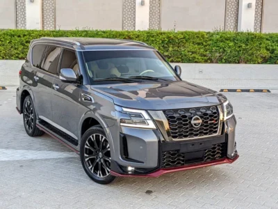 2014 Nissan Patrol SE FACELIFTED 2024 NISMO 8 Cylinder Engine Grey Beige SUV