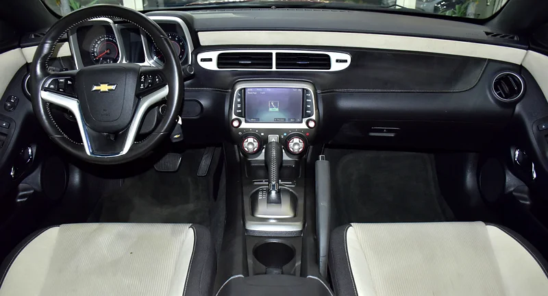 2015 Chevrolet Camaro LS 6 Cylinders Engine Red Beige Coupe GCC Specs