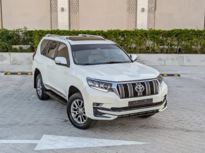 2018 Toyota Prado GXR FULL OPTION GCC Specs V6 4.0L White Beige SUV