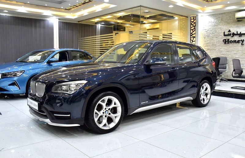 2015 BMW X1 Sdrive18i 4 Cylinders Petrol Engine Blue Beige Crossover GCC