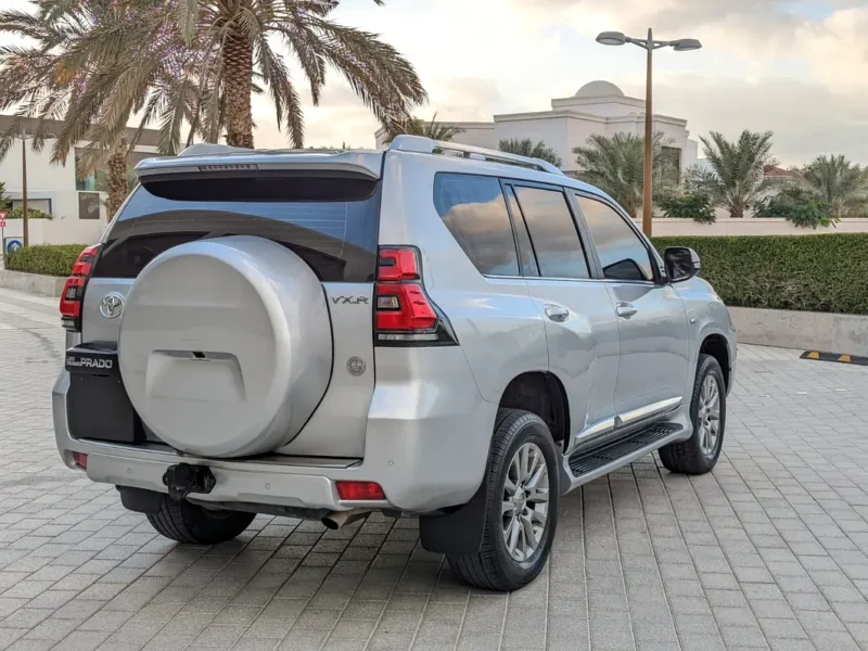 2021 Toyota Prado VXR V6 Engine 4.0 Liter Silver Beige SUV GCC Specs