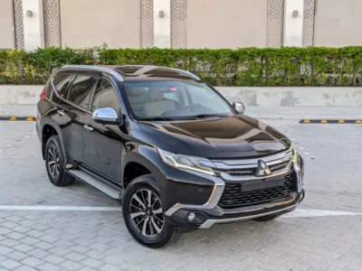 2017 Mitsubishi Montero Sport GLS 4WD Top Line 6 Cylinder Engine Black Beige SUV