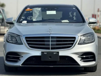 2018 Mercedes-Benz S-Class S 400 6 Cylinder Petrol Engine Silver Black Sedan