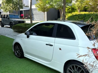 2023 Abarth 695 Turismo 4 Cylinder Petrol Engine White Black Hatchback GCC