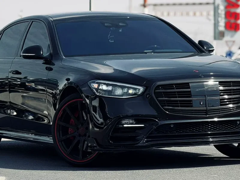 2021 Mercedes-Benz S-Class S 580 4Matic BRABUS B50 PACKAGE Black Red Sedan