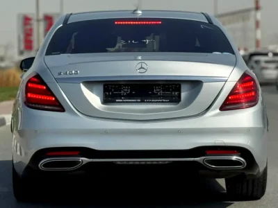 2018 Mercedes-Benz S-Class S 400 6 Cylinder Petrol Engine Silver Black Sedan