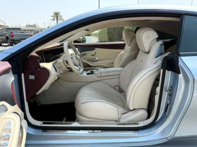 2019 Mercedes-Benz S-Class S63 AMG 4Matic 8 Cylinders Silver White Coupe