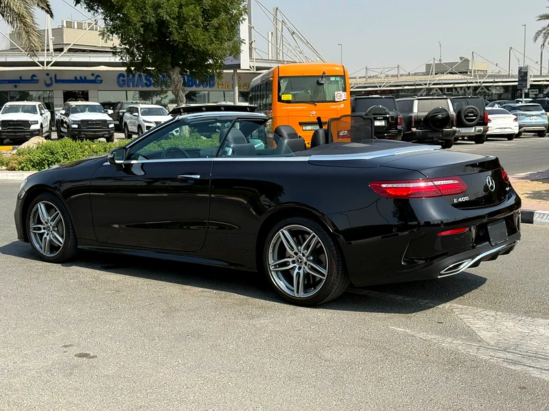 2018 Mercedes-Benz E-Class E400 6 Cylinders Petrol Engine Black Red Convertible