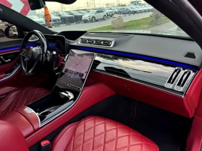 2021 Mercedes-Benz S-Class S 580 4Matic BRABUS B50 PACKAGE Black Red Sedan