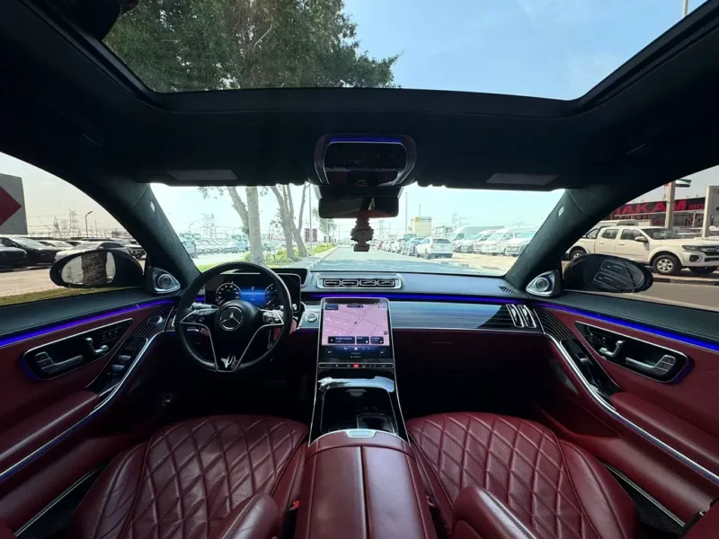 2021 Mercedes-Benz S-Class S 580 4Matic BRABUS B50 PACKAGE Black Red Sedan