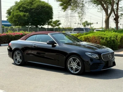 2018 Mercedes-Benz E-Class E400 6 Cylinders Petrol Engine Black Red Convertible