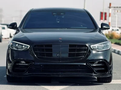 2021 Mercedes-Benz S-Class S 580 4Matic BRABUS B50 PACKAGE Black Red Sedan