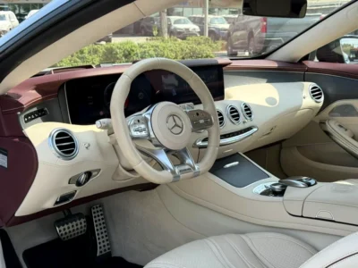 2019 Mercedes-Benz S-Class S63 AMG 4Matic 8 Cylinders Silver White Coupe