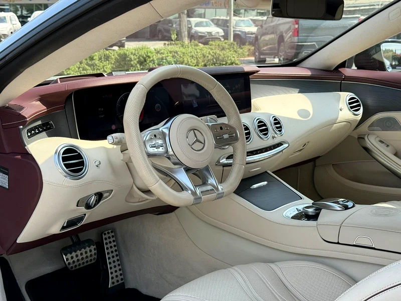 2019 Mercedes-Benz S-Class S63 AMG 4Matic 8 Cylinders Silver White Coupe