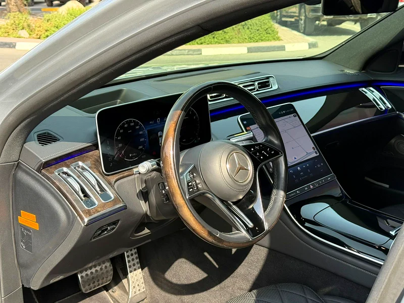 2021 Mercedes-Benz S-Class S 500 6 Cylinder Petrol Engine Blue Black Sedan