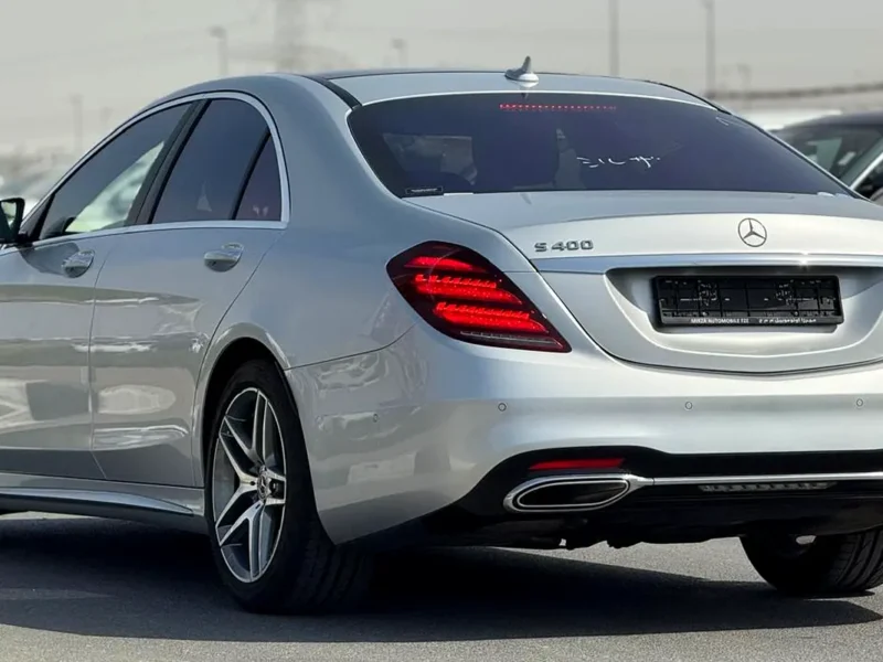 2018 Mercedes-Benz S-Class S 400 6 Cylinder Petrol Engine Silver Black Sedan