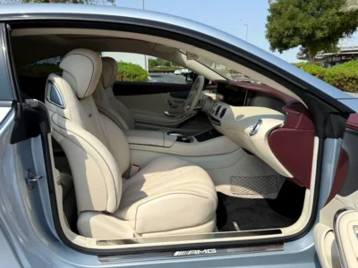 2019 Mercedes-Benz S-Class S63 AMG 4Matic 8 Cylinders Silver White Coupe