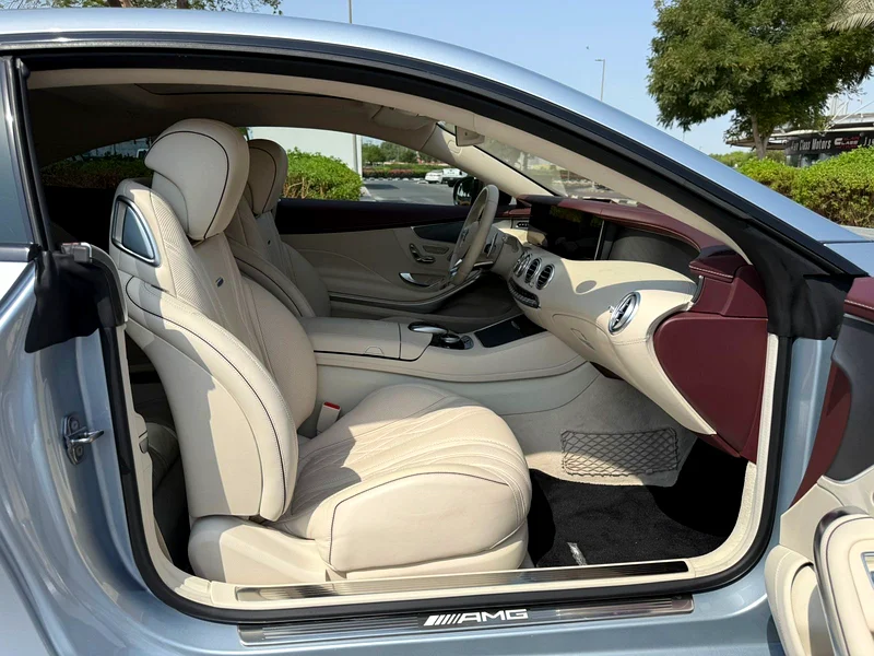 2019 Mercedes-Benz S-Class S63 AMG 4Matic 8 Cylinders Silver White Coupe