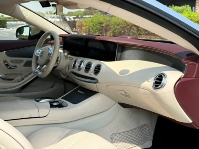 2019 Mercedes-Benz S-Class S63 AMG 4Matic 8 Cylinders Silver White Coupe