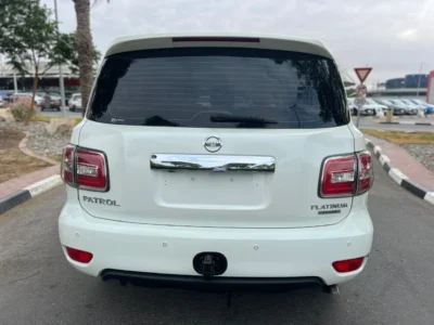 2017 Nissan Patrol LE Platinum 5.6L 8 Cylinders Petrol Engine White Tan SUV