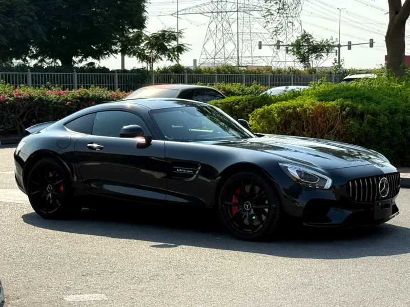 2017 Mercedes-Benz AMG-GT S 8 Cylinder Petrol Engine Black Red Coupe