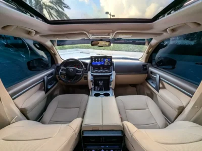 2014 Toyota Land Cruiser GXR TOP 6 Cylinders Petrol Engine White Beige SUV