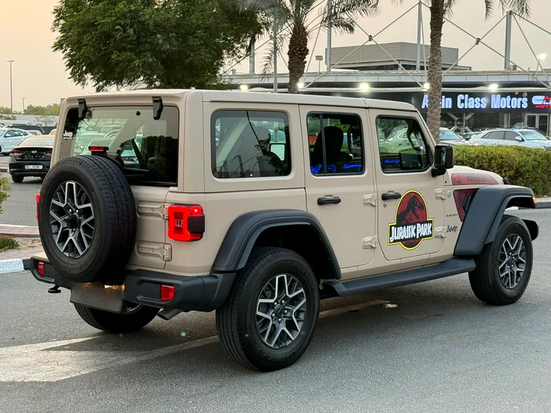 2024 Jeep Wrangler Sahara Unlimited 4 Cylinder Petrol Engine Beige SUV