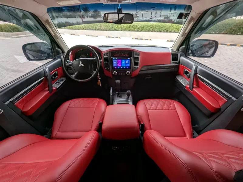 2015 Mitsubishi Pajero GLS MID 6 Cylinders Engine Black Red SUV GCC Specs