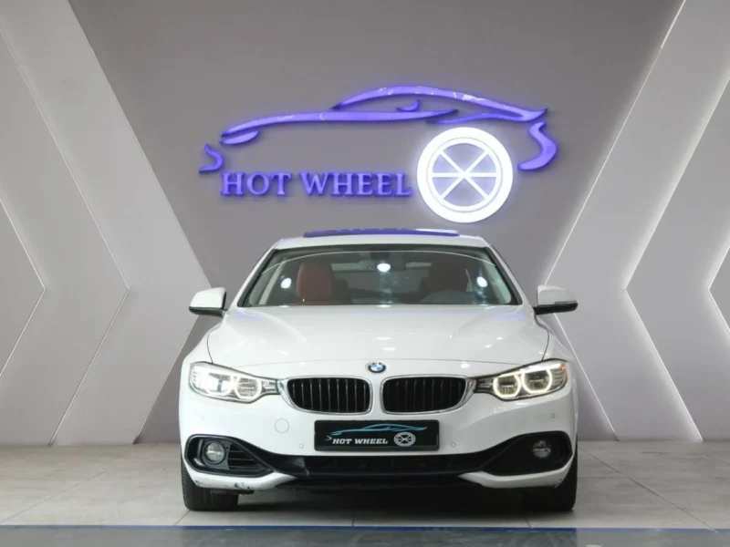 2014 BMW 435i M Sport 3.0 Liter 6 Cylinder Petrol Engine White Red Coupe