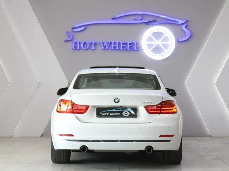 2014 BMW 435i M Sport 3.0 Liter 6 Cylinder Petrol Engine White Red Coupe