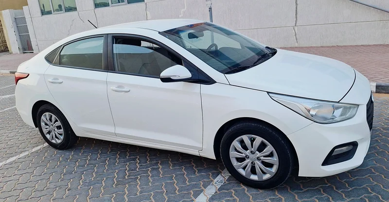 2019 Hyundai Accent Other 4 Cylinder Petrol Engine White Grey Sedan GCC Specs