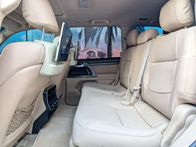 2014 Toyota Land Cruiser GXR TOP 6 Cylinders Petrol Engine White Beige SUV