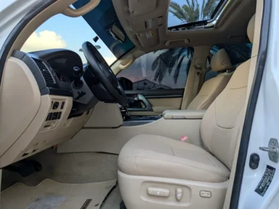 2014 Toyota Land Cruiser GXR TOP 6 Cylinders Petrol Engine White Beige SUV