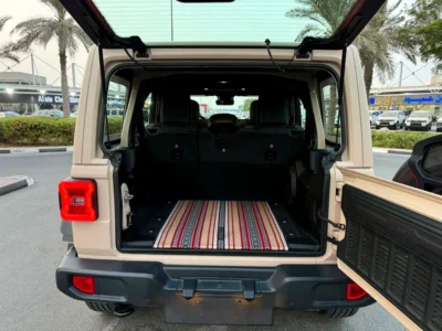 2024 Jeep Wrangler Sahara Unlimited 4 Cylinder Petrol Engine Beige SUV