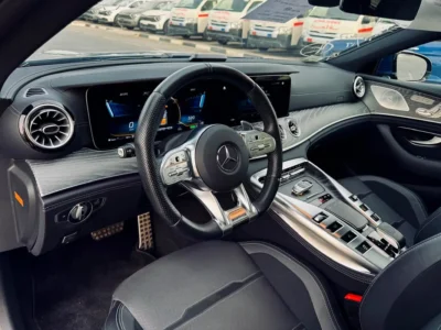 2021 Mercedes-Benz AMG GT 43 4Matic Plus 6 Cylinders Petrol Engine Blue Black Sedan