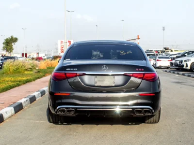 2024 Mercedes-Benz S-Class S 63 AMG 8 Cylinder Petrol Engine Grey Black Sedan