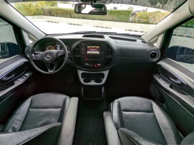 2019 Mercedes-Benz Vito 121 4 Cylinder Petrol Engine Black Van GCC Specs