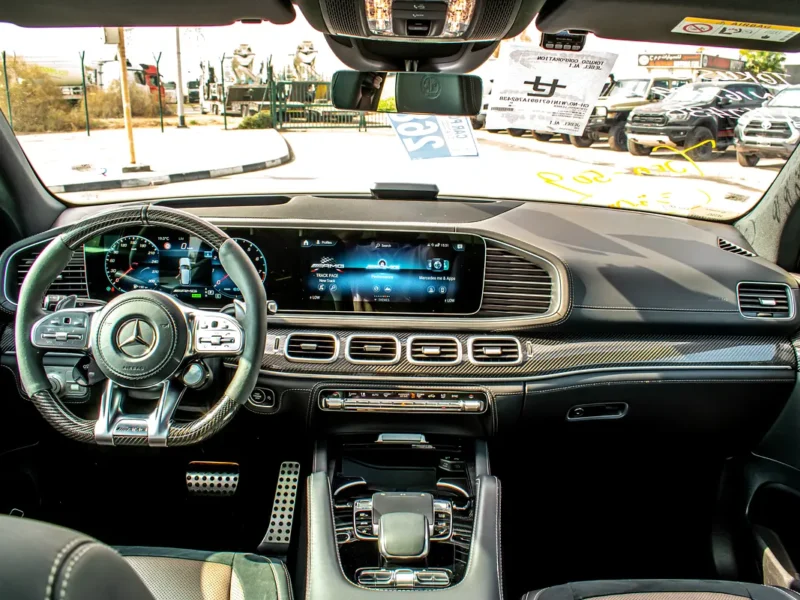 2022 Mercedes-Benz GLE-Class GLE 63 S AMG 8 Cylinder Engine Blue Brown SUV