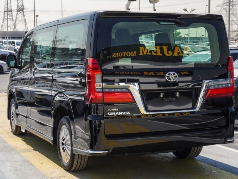 2025 Toyota Granvia 3.5 Liter V6 Cylinder Petrol Engine Black Van GCC Specs