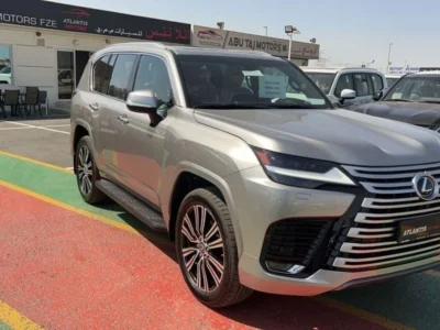 2022 Lexus LX 600 3.5L 6 Cylinders Petrol Engine Silver Brown SUV GCC Specs