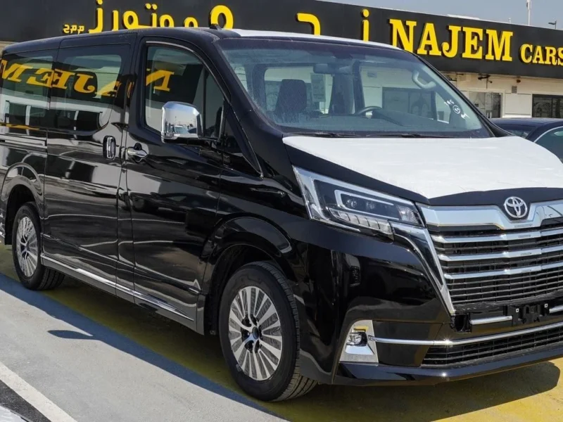 2025 Toyota Granvia 3.5 Liter V6 Cylinder Petrol Engine Black Van GCC Specs