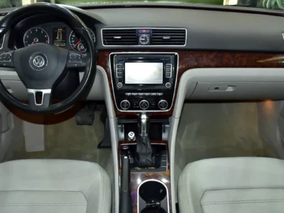 2013 Volkswagen Passat SEL 5 Cylinder Petrol Engine Silver Beige Sedan GCC