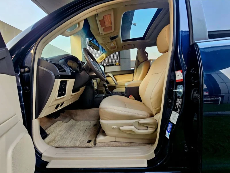 2021 Toyota Prado GXR V6 Engine 4.0 Liter 4WD Blue Beige SUV GCC Specs