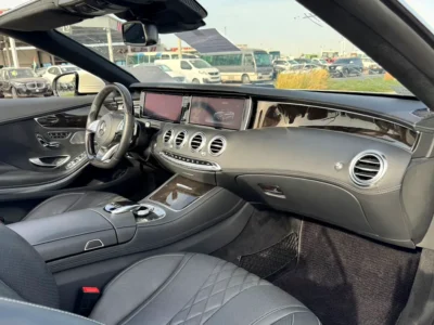 2017 Mercedes-Benz S-Class S 550 4Matic Coupe 8 Cylinders White Black Coupe