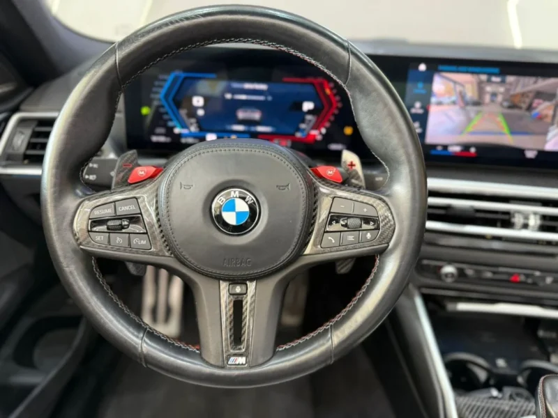 2022 BMW M4 Competition XDrive 3.0L M TwinPower Turbo inline 6-cylinder Black White