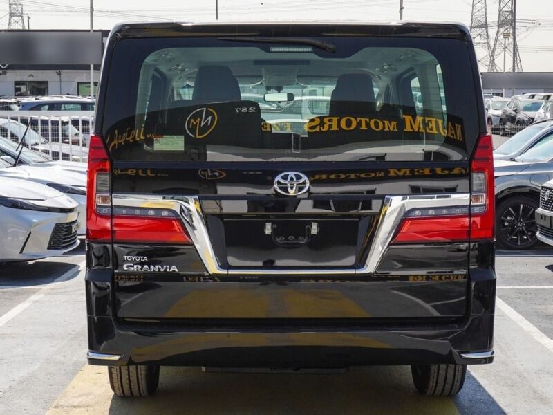 2025 Toyota Granvia 3.5 Liter V6 Cylinder Petrol Engine Black Van GCC Specs