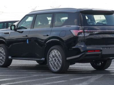2025 Infiniti QX80 Autograph 6 Cylinder Petrol Engine Black Burgundy SUV